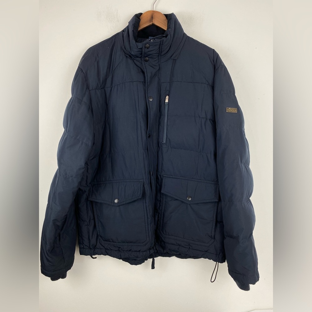 Hunter size XL Men’s Blue Navy Full Zip Down Puffer Jacket